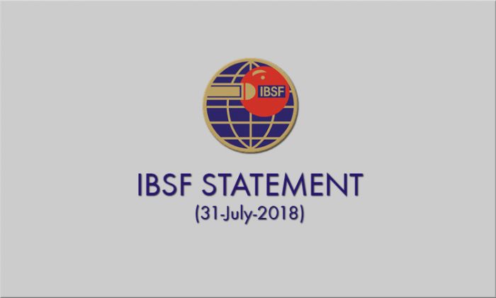 Letter from IBSF President