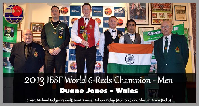 Duane Jones, the first 6Reds World Champion