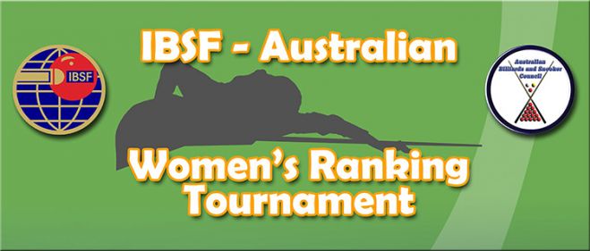 Tournament Info: IBSF- Australian Women’s Ranking tournament