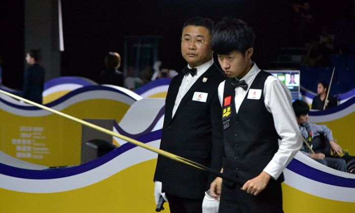 Bingyu Chang hits first century of Under-21 event