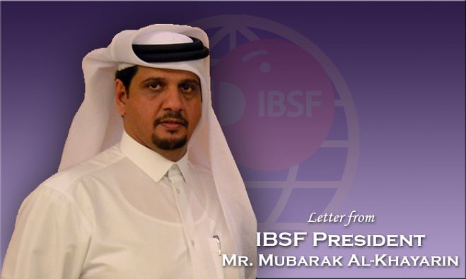 Letter from IBSF President regarding Open Billiards & Snooker Tournaments