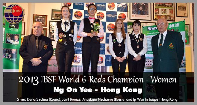 Ng On Yee becomes first World 6Reds Women Champion