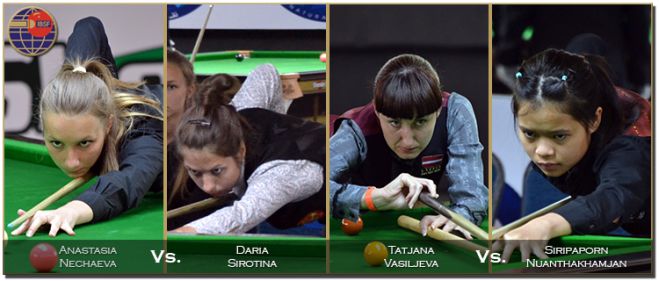 Anastasia Nechaeva; Daria Sirotina; Tatjana Vasiljeva; Siripaporn Nuanthakhamjan