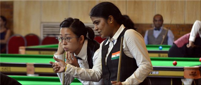 Chitra Magimairaj (India) and Ng On Yee (Hong Kong)