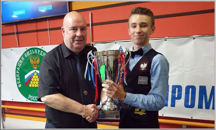 Antoni Kowalski – Champion World Under-16 Boys Snooker