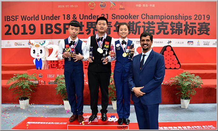 Zhao Jianbo and Yulu Bai are World Under-21 Champions