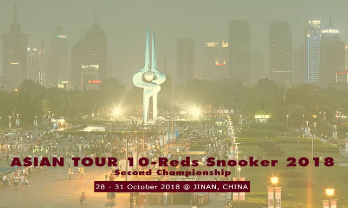 List of players for Asian Tour 10Reds Snooker - 2nd Championship: Jinan