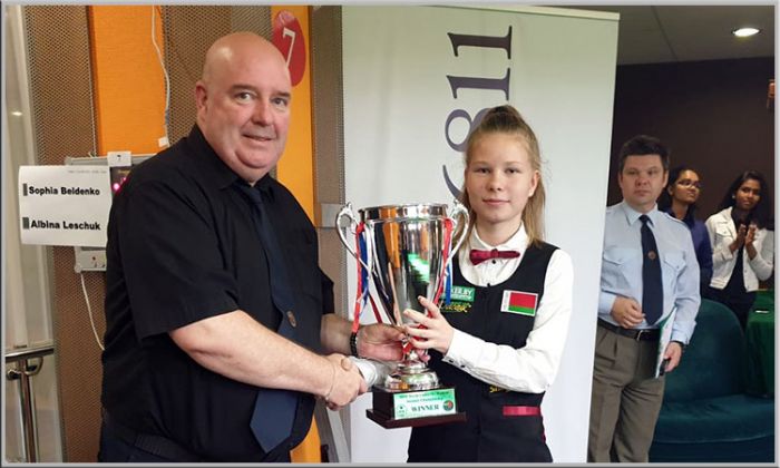 Albina Leschuk wins 2019 IBSF World Under-16 Girls Snooker title