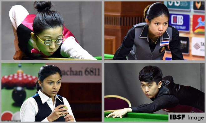 Ng On Yee, Waratthanun, Amee Kamani and Nutcharat are in medals round of World Women 6Reds