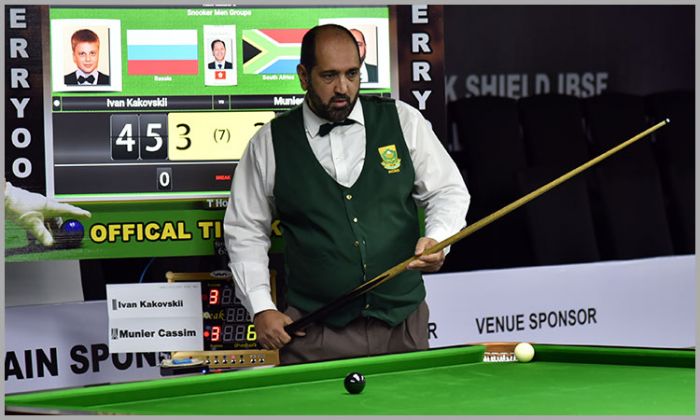 Munier Cassim of South Africa